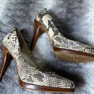 Snake Skin Heels
